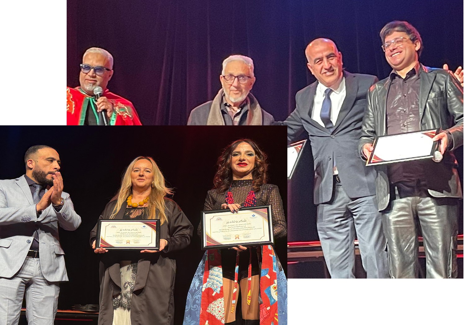 تكريم الصحافي حاتم قسيمي والكاتبة الإسبانية إيفا غارسيا أمييفا بالمهرجان الثقافي الفني للاحتفال برأس السنة الأمازيغية